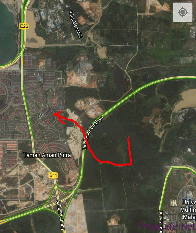 New access to puchong