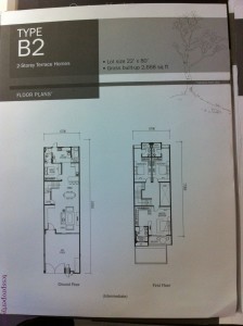 Floor plan for 22x80