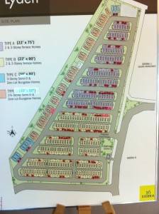 site plan with 'sticker'