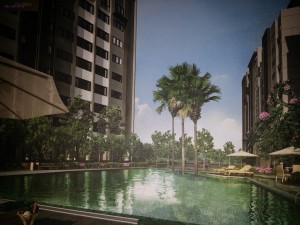 Sunsuria Rafflesia - pool view