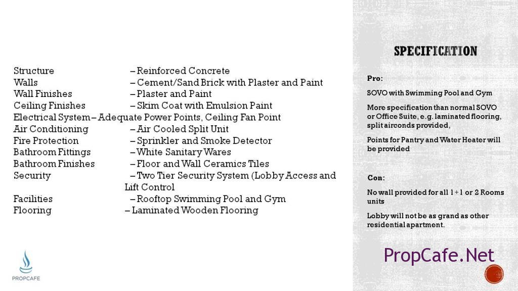 Slide21 Propcafe The REV.O Specification (Preliminary)