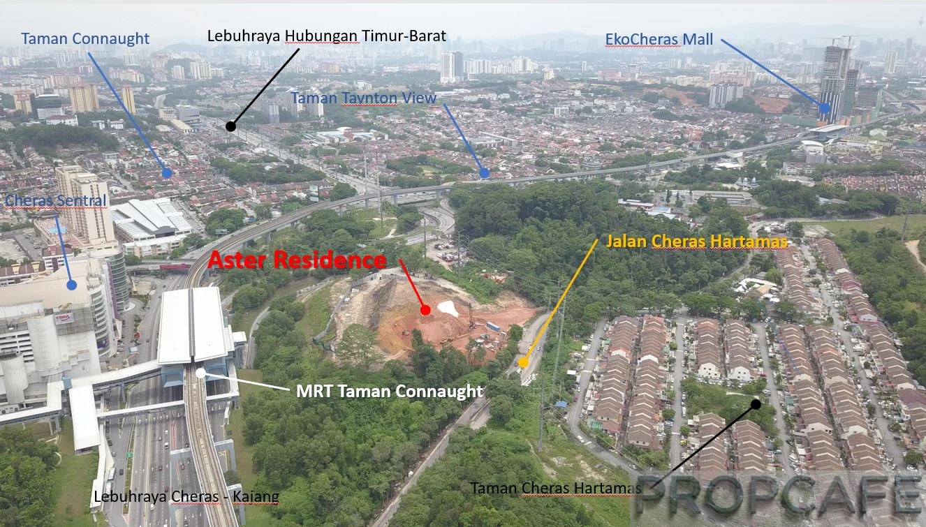 Aster Resicence Cheras Site Location